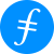 Filecoin logo kryptoměny